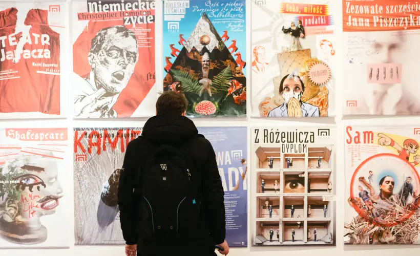 zdjęcie z wystawy Ksiazki plakaty